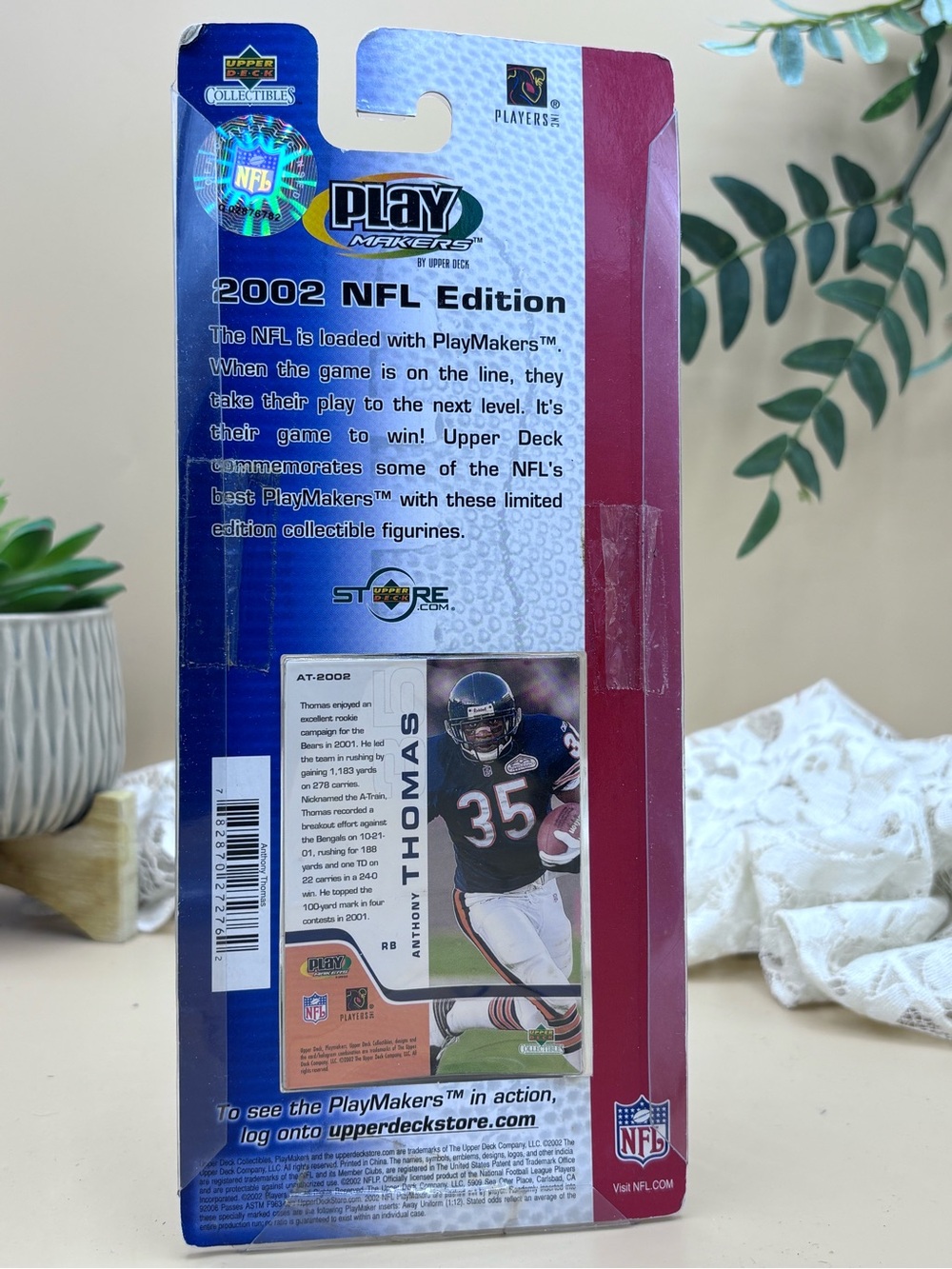 Anthony Thomas NFL Bobblehead - 2002 Edition - Picture 2 of 2